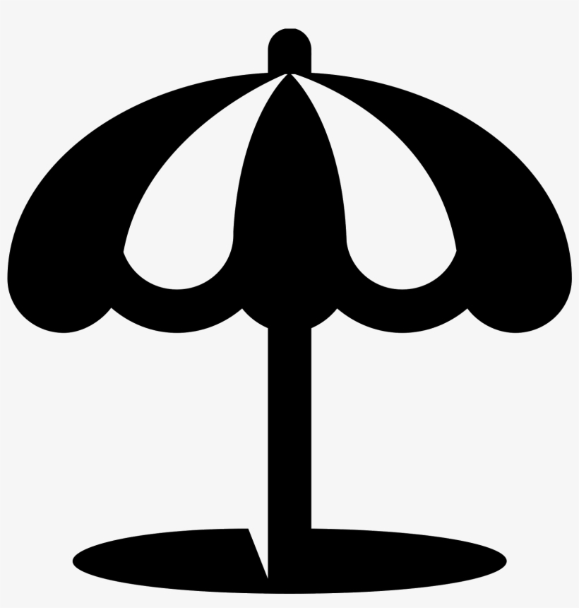 Beach Umbrella Icon - Icon Sun Umbrella, transparent png #4412647