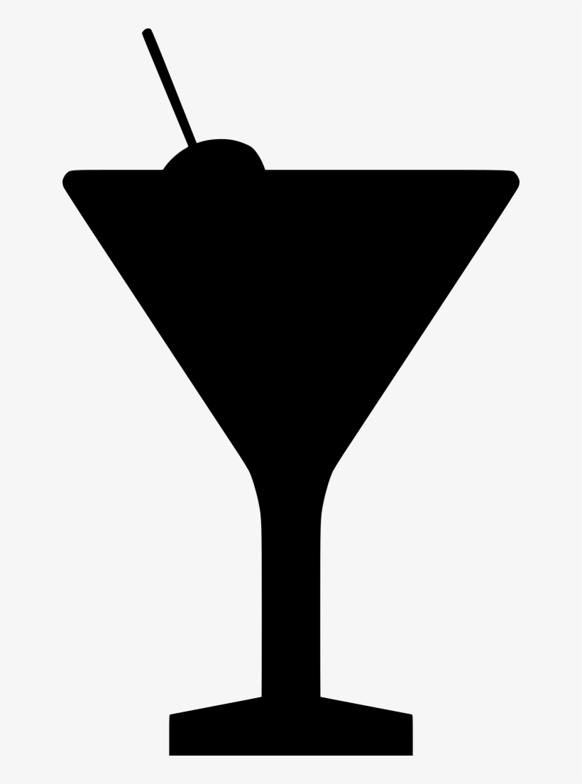 Download Png - Silhouette Cocktail, transparent png #4413113