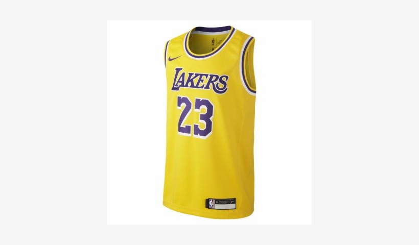 Lebron James Los Angeles Lakers Nike Icon Edition Swingman - Lebron James Laker T Shirts, transparent png #4413146