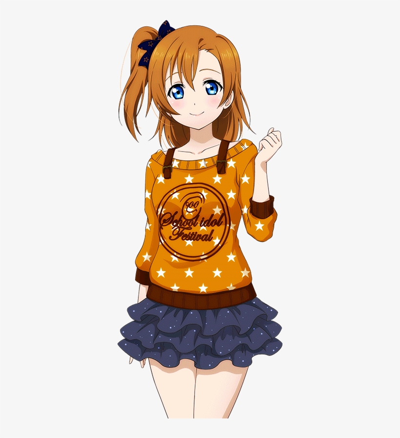 Honoka - Render Honoka Love Live, transparent png #4413278