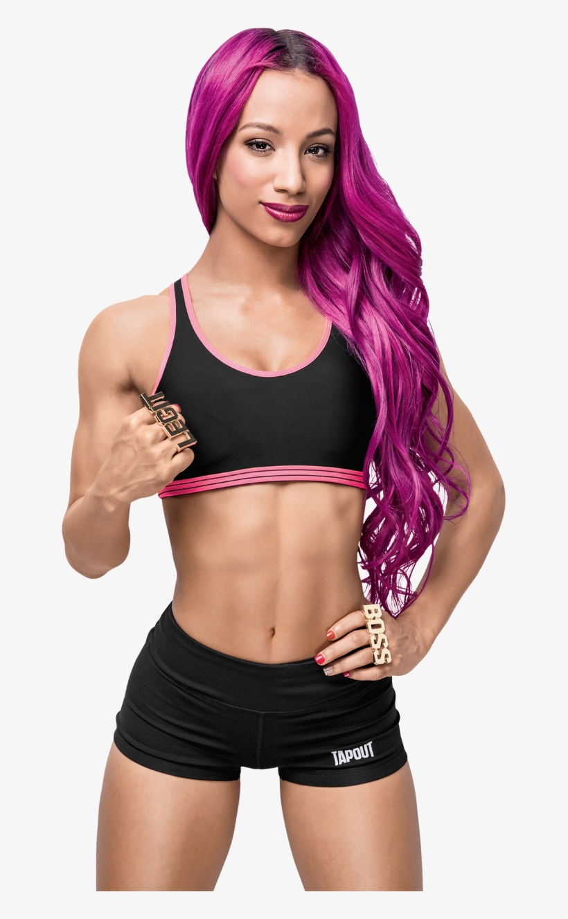 Sasha Banks 2016 Muscle Fitness Magazine Png By Ambriegnsasylum16 - Wwe Sasha Banks Bra, transparent png #4413554
