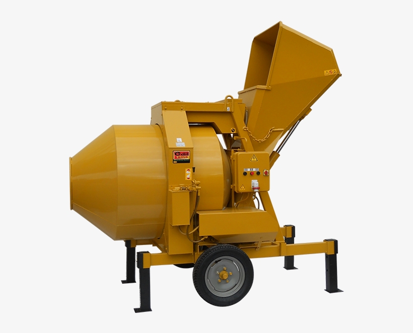 Static Concrete Mixer - Reverse Drum Concrete Mixer, transparent png #4413745