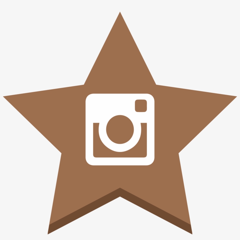Favorite, Beloved, Instagram, Socal, Star Icon, Superstar - Instagram Stars Png, transparent png #4413815