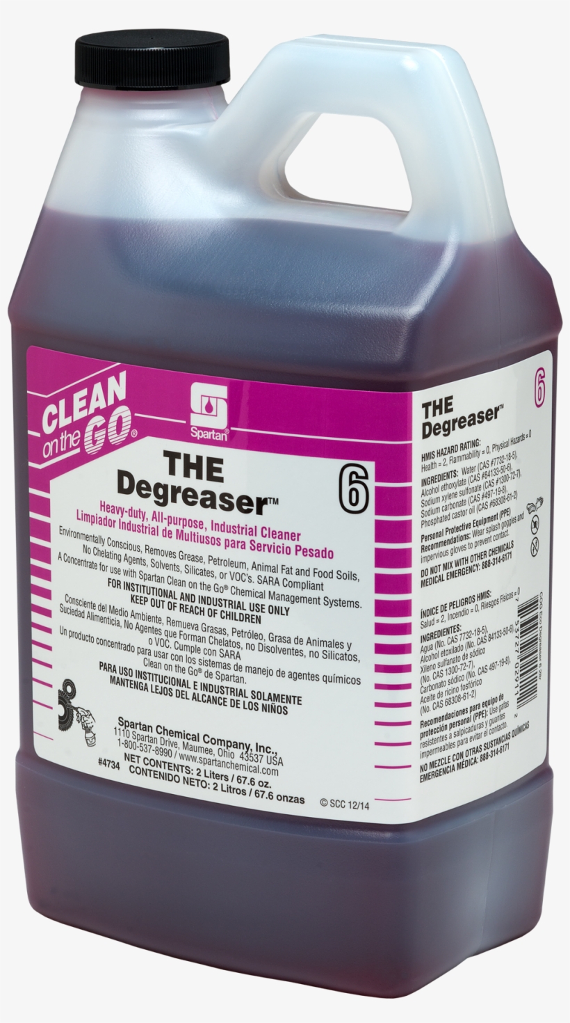 473402 Cog The Degreaser 6 - Spartan Chemical 4734 Spartan Clean On The Go Eco Degreaser, transparent png #4413908