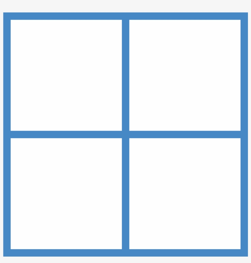 Grid 2 Icon - Icon, transparent png #4414525