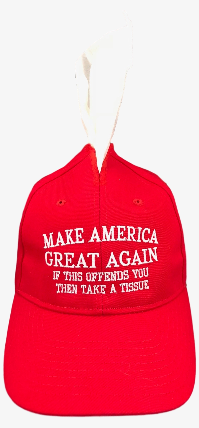 Easily Offended Tissue Hat Box Cover Make America Great - Baseball Cap, transparent png #4414886