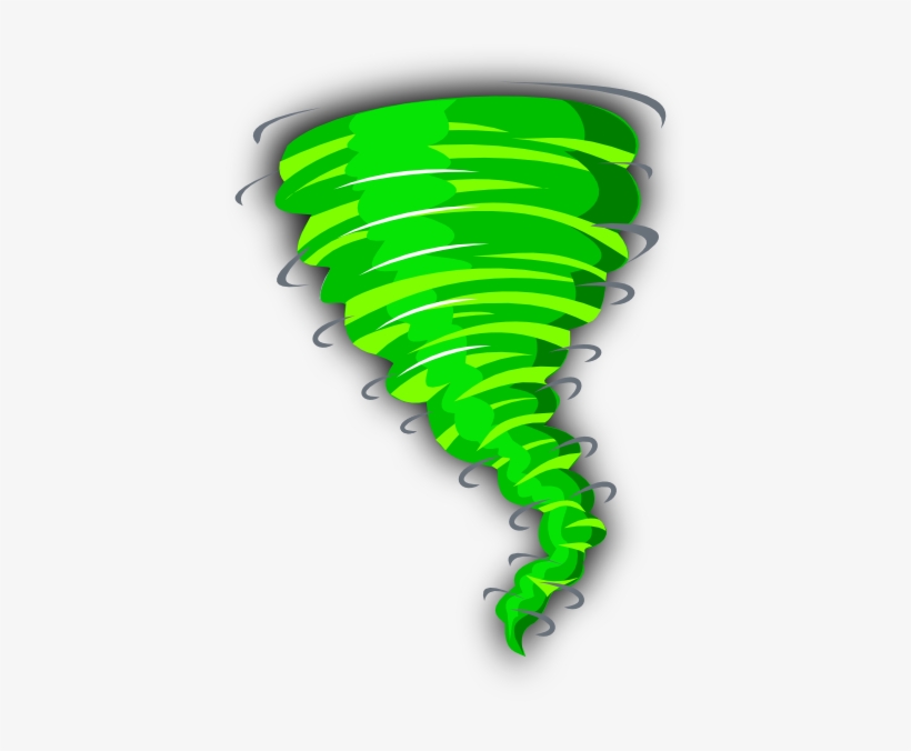 How To Set Use Green Tornado Svg Vector - Tornado Clip Art, transparent png #4414972