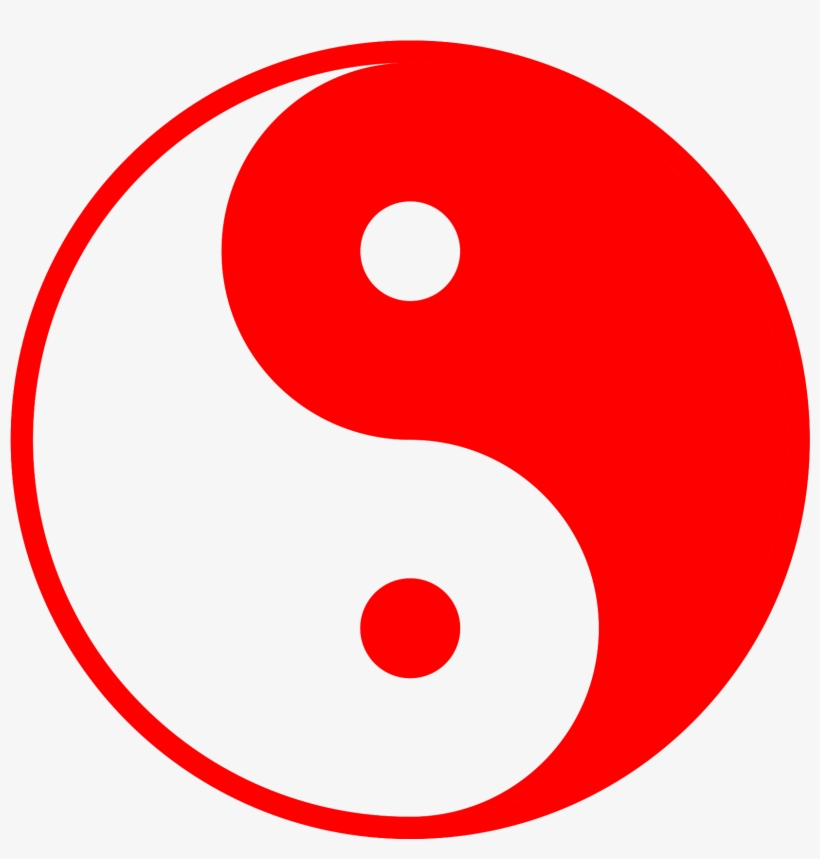 Big Image - Yin Yang Rojo Png, transparent png #4415067