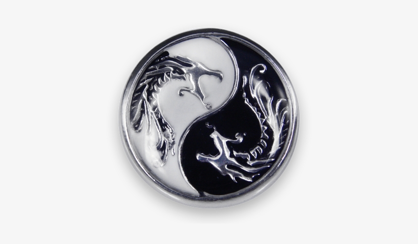 Yin Yang Dragon - Dragon Yin Yang Png, transparent png #4415197