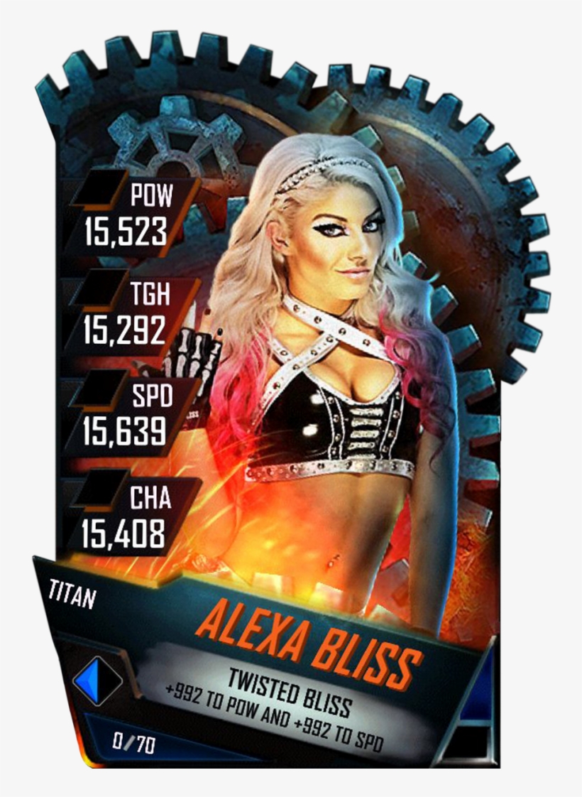 Alexabliss S4 18 Titan - Jeff Hardy Wwe Supercard, transparent png #4415785