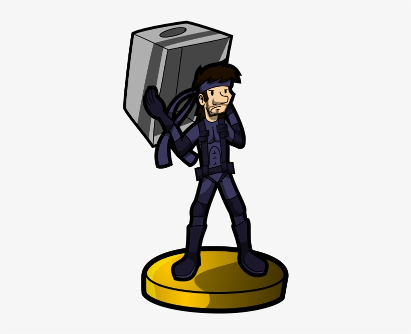 Solid Snake - Cartoon, transparent png #4415998