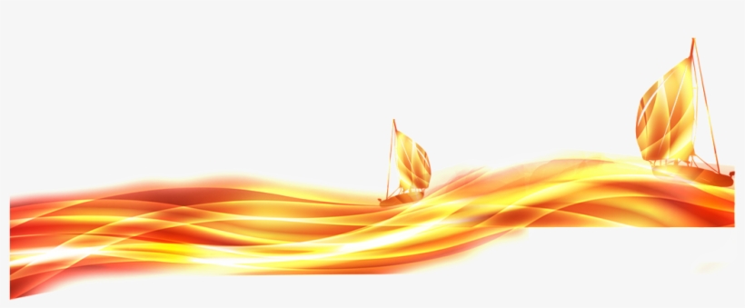 Golden Glare Smooth Sailing Decoration Vector - Portable Network Graphics, transparent png #4416001