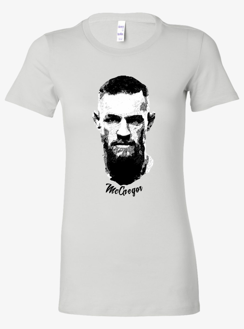 Womens Shirt Conor Mcgregor T-shirt Buy Now - Red, White, & Blue Vintage Usa Shield Graphic Fitted, transparent png #4416590