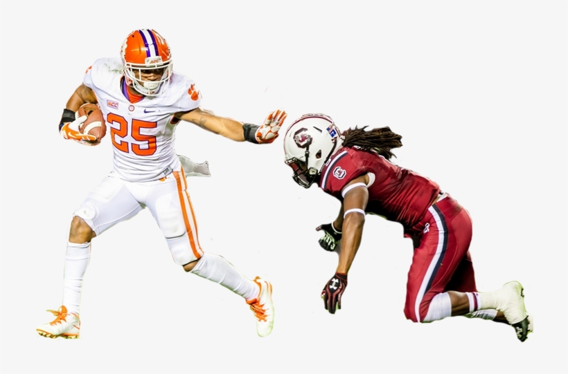 South Carolina Vs Clemson - Clemson Football Player Png, transparent png #4416622