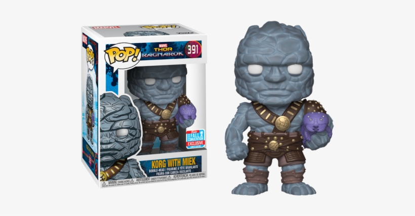 Thor Ragnarok - Korg And Miek Pop Vinyl, transparent png #4416969