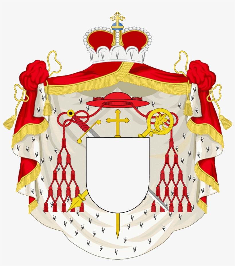 02 Coa Cardinal Prince-bishop - Sweden Coat Of Arms Png, transparent png #4417641
