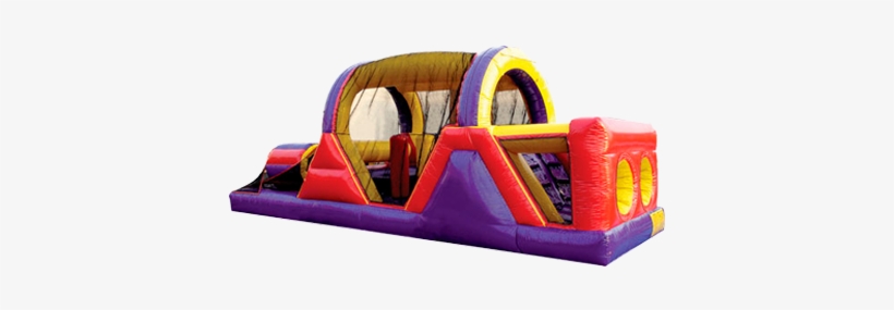 Bouncers Kingdom 30ft Obstacle Course1 - Backyard Obstacle Course Inflatables, transparent png #4417681