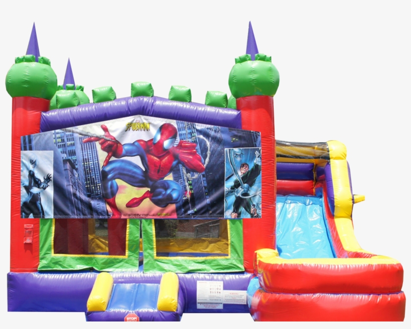 The Spiderman Combo Bounce House Will Invite Your Guest - The Incredibles, transparent png #4417958