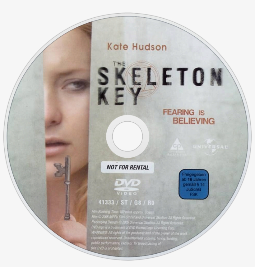 The Skeleton Key Dvd Disc Image - Skeleton Key 2005 Hindi Movie Poster, transparent png #4418082
