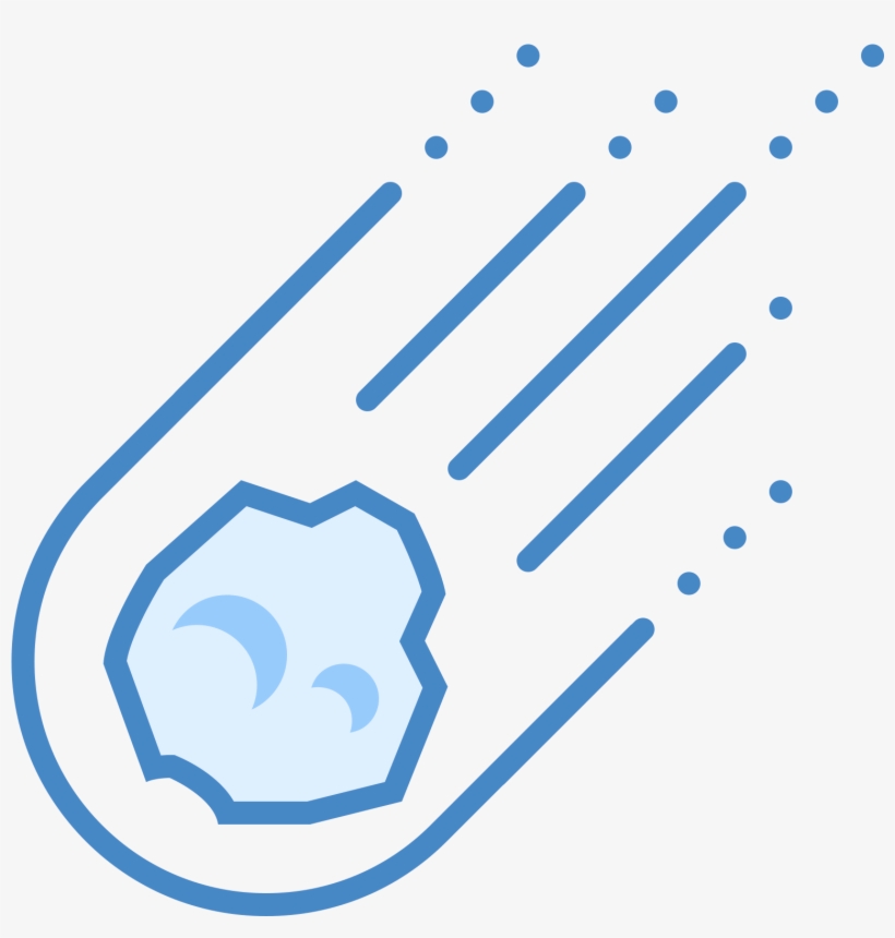 This Icon Is A Rock-like Shape With 'movement Lines' - Icon, transparent png #4418113