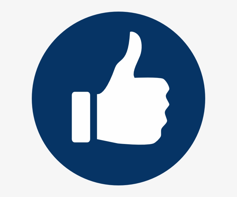 Thumbs Up Facebook Png Www Imgkid Com The Image Kid - Blue Thumb Up Icon Png, transparent png #4418830