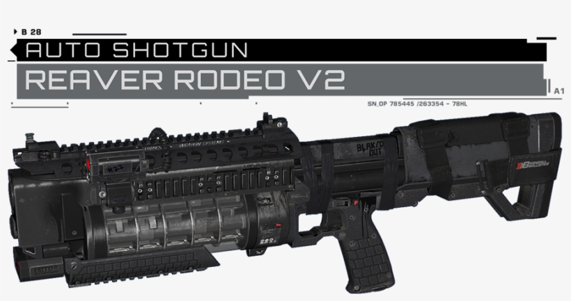 Replaces Auto Shotgun With Reaver Rodeo Shotgun From - Infinite Warfare Reaver, transparent png #4418855