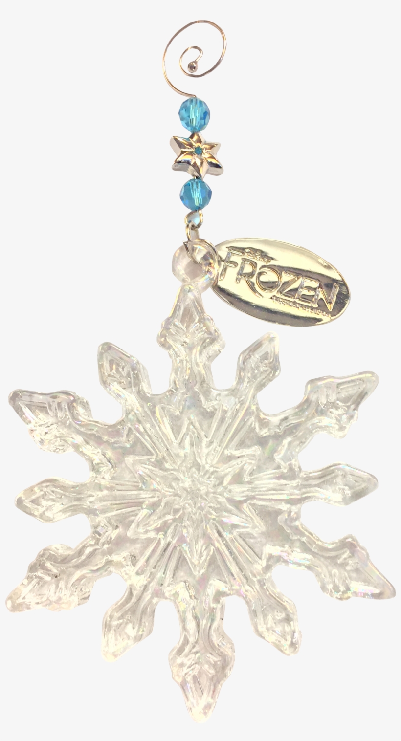 Frozen Glass Snowflake Ornament - Glass, transparent png #4419535