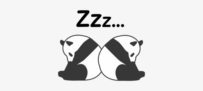 Skiyaki Goods - Panda Sleep Cartoon Png, transparent png #4420100