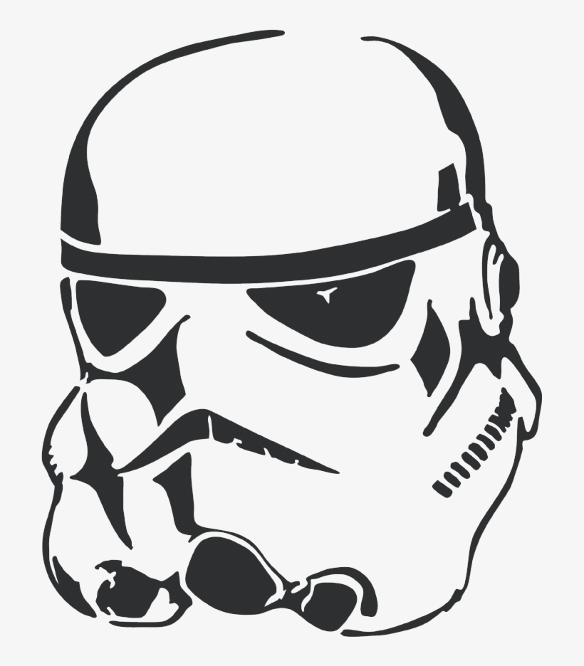 Stormtrooper Pumpkin Carving Pattern, transparent png #4420119