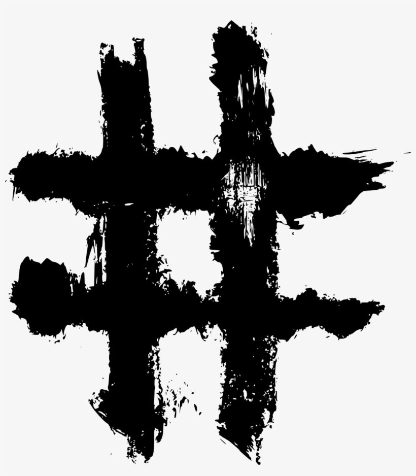 Hashtag Png For Kids - Portable Network Graphics, transparent png #4420435