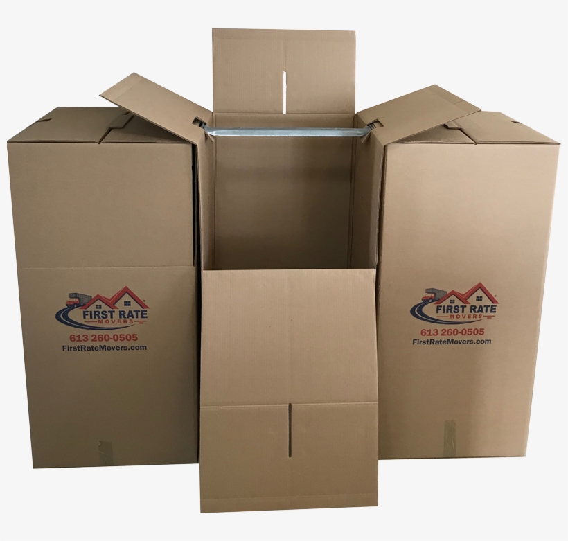 The Wardrobe Boxes Are Provided On Moving Day And Take - Carton, transparent png #4420962