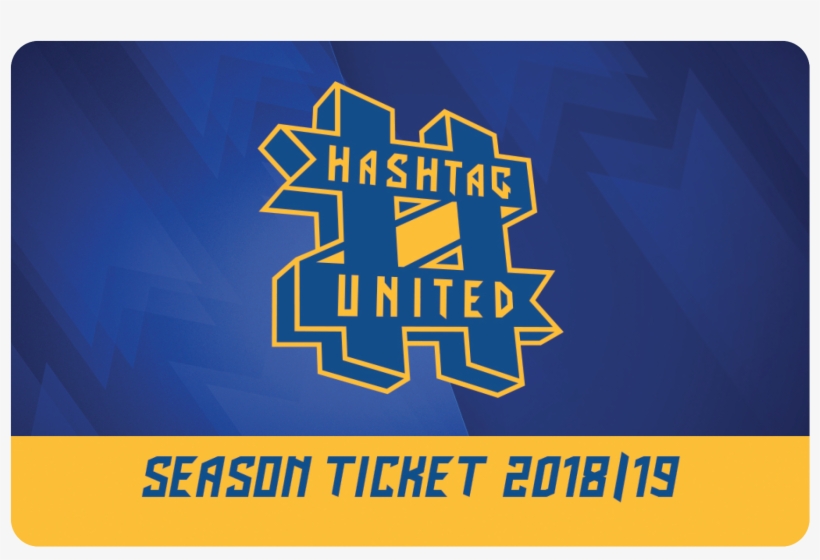 Image Of 2018/19 Season Ticket - Hashtag Utd Logo, transparent png #4421210