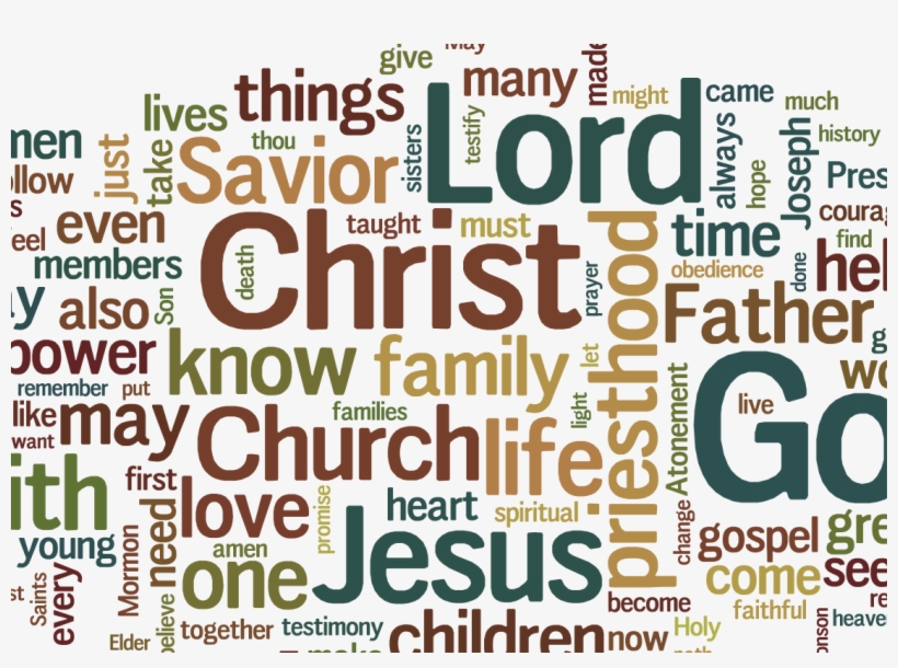 April 2014 General Conference Tag Clouds - Tag Cloud, transparent png #4421635