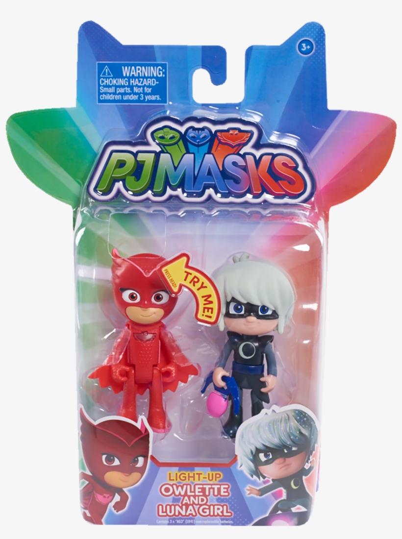 Pj Masks Light Up Figure Pack - Pj Masks Figure Set, transparent png #4421769