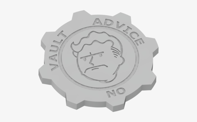 Fallout Coin 3d Print - Fallout Coin, transparent png #4422156