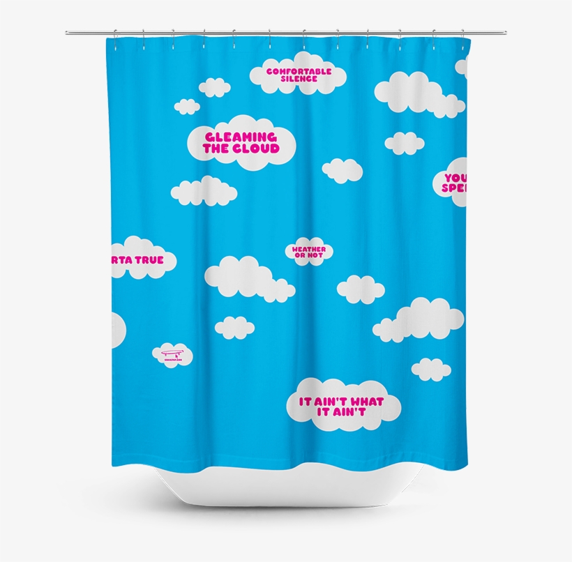 Cloudy Morning Shower Curtain - Girl Distribution Company, transparent png #4422269