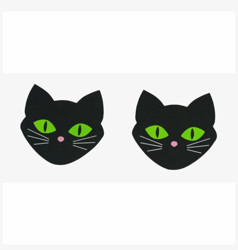 Pasties Cat Head Shaped Nipple Cover Pasties 5 Pair - Pasties, transparent png #4422544
