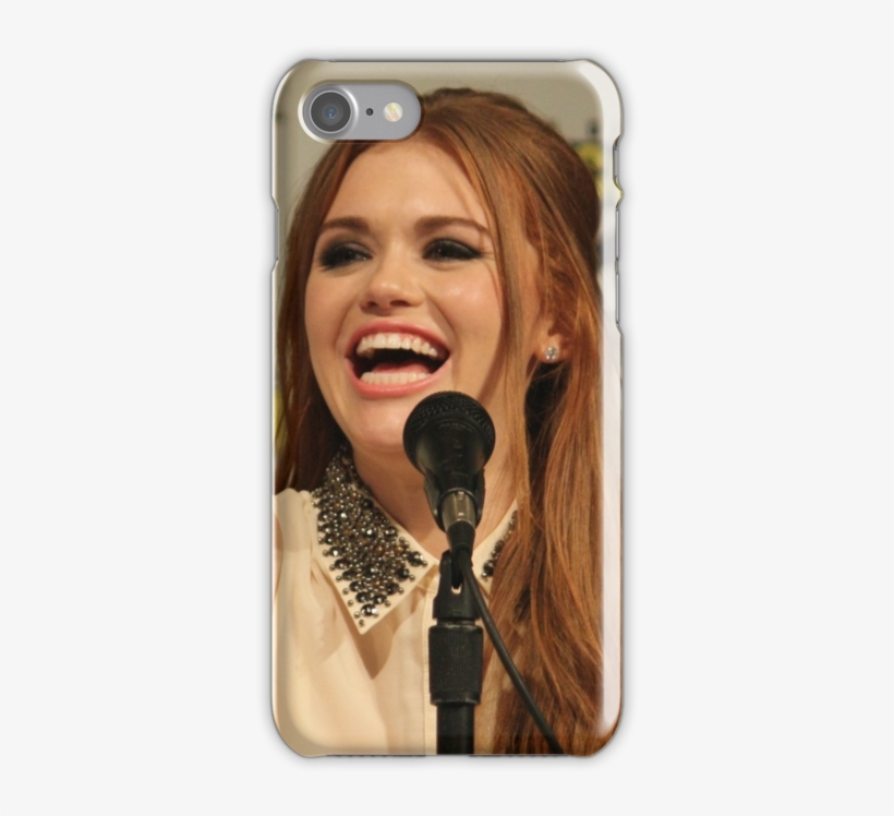 "holland Roden Comic Con Smile" Iphone Cases & Skins - Holland Roden Laugh, transparent png #4422809