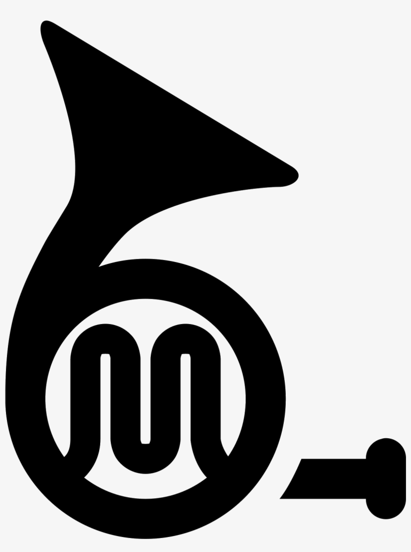 French Horn Icon, transparent png #4423017