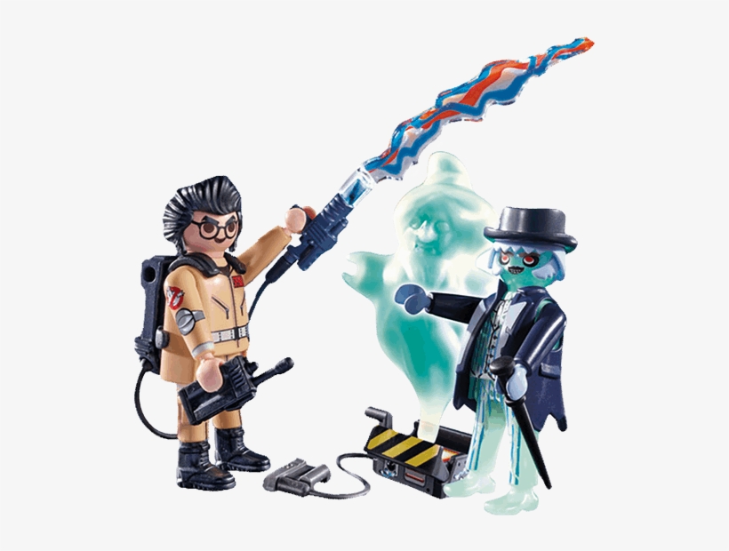 1 Of - Playmobil Spengler And Ghost, transparent png #4423045