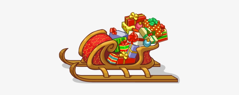 Santa Sleigh Holidays - Дед Мороз На Санях Пнг, transparent png #4423111