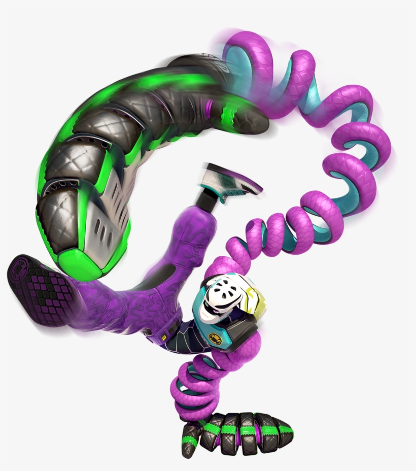 Kidcobra - Arms Nintendo Switch Characters, transparent png #4423185
