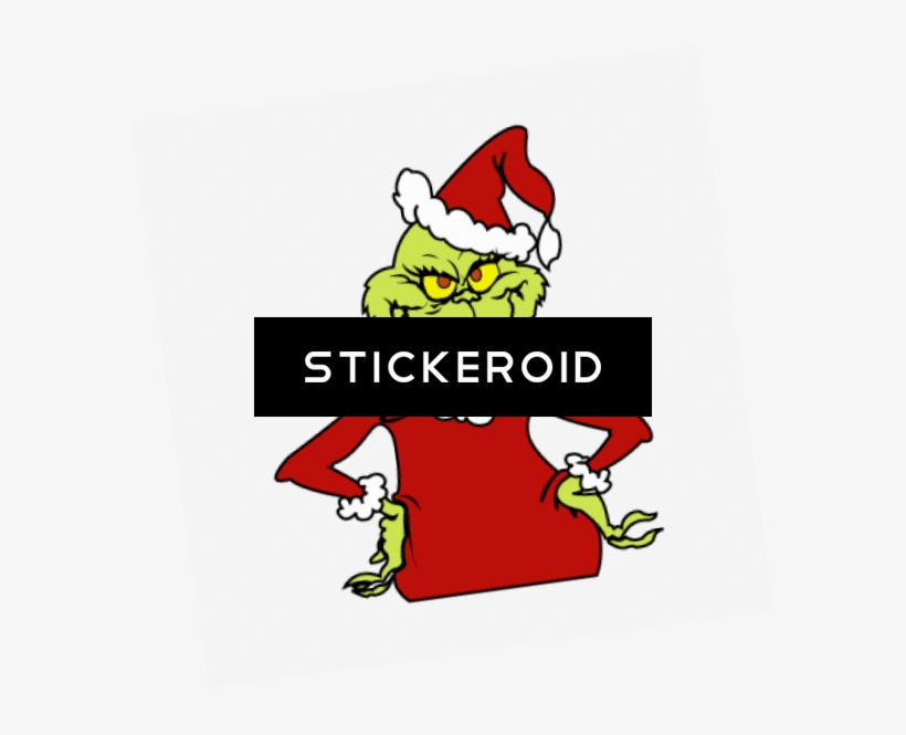 Christmas Grinch Santa Claus Гринч - Stole Christmas Grinch Png, transparent png #4423220