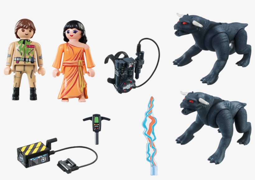 Ghostbusters Venkman & Terror Dogs - Playset By, transparent png #4423286