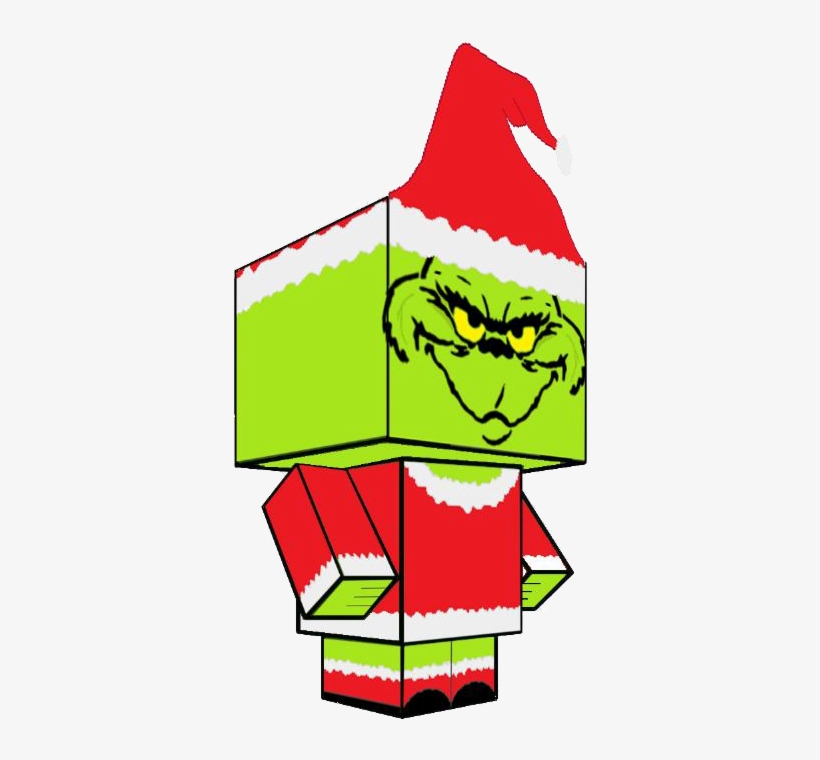 Christmas Grinch Face Clip Art - Grinch Black And White, transparent png #4423444