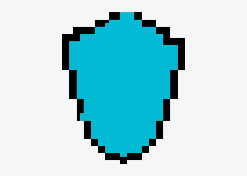 Diamond Armor - 8 Bit Zelda Shield, transparent png #4423648