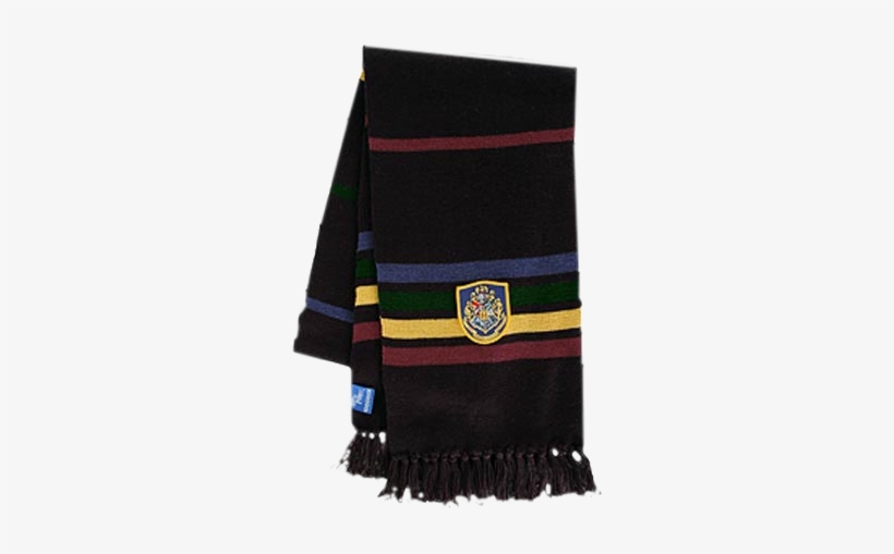 Hogwarts Black Scarf - Harry Potter Deluxe Black Hogwarts Scarf, transparent png #4423784