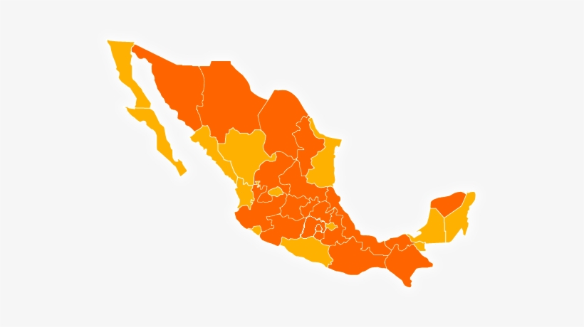 Mapa De Mexico Png - Genetic Studies Of Mexico, transparent png #4424182