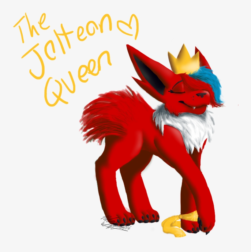 The Jolteon Queen - Queen Jolteon, transparent png #4426191
