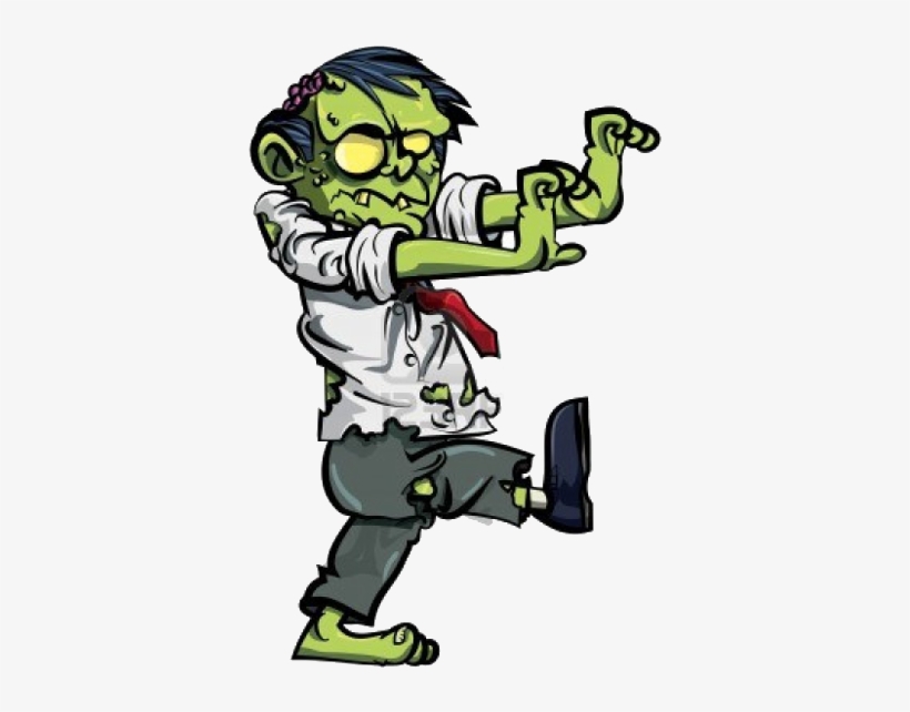 Scary Zombie Cartoon, transparent png #4426730